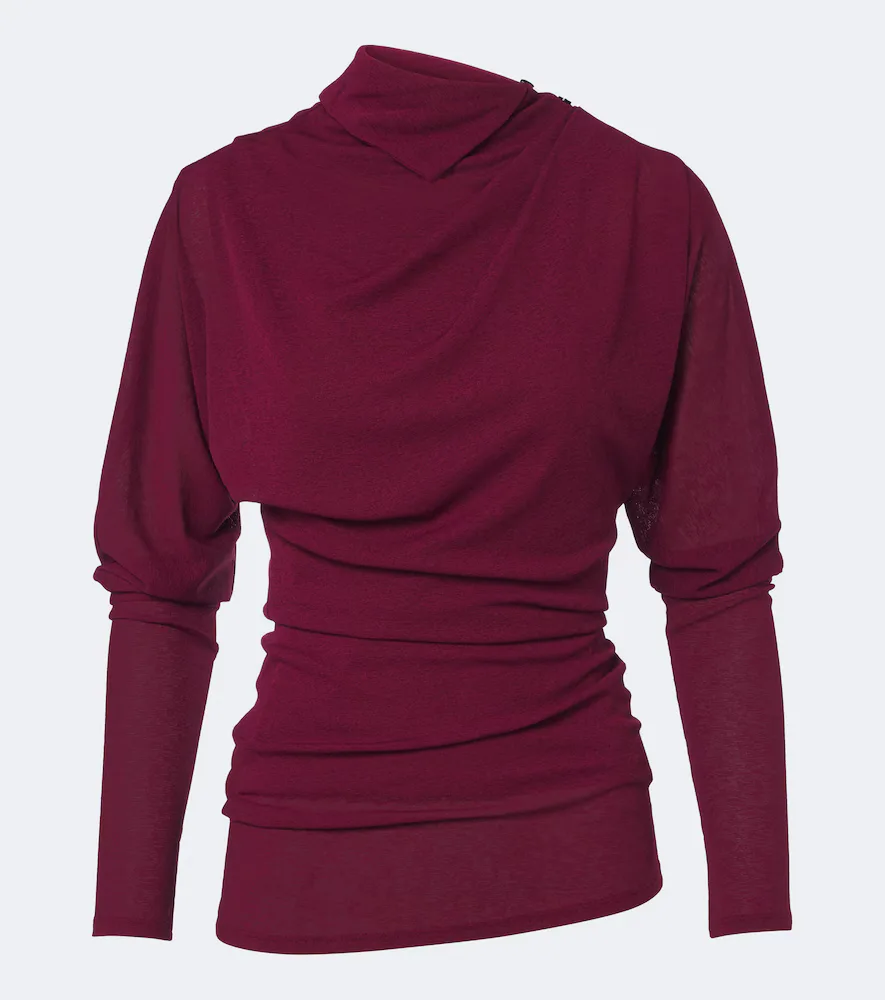 Golda Draped Jersey Top by Proenza Schouler