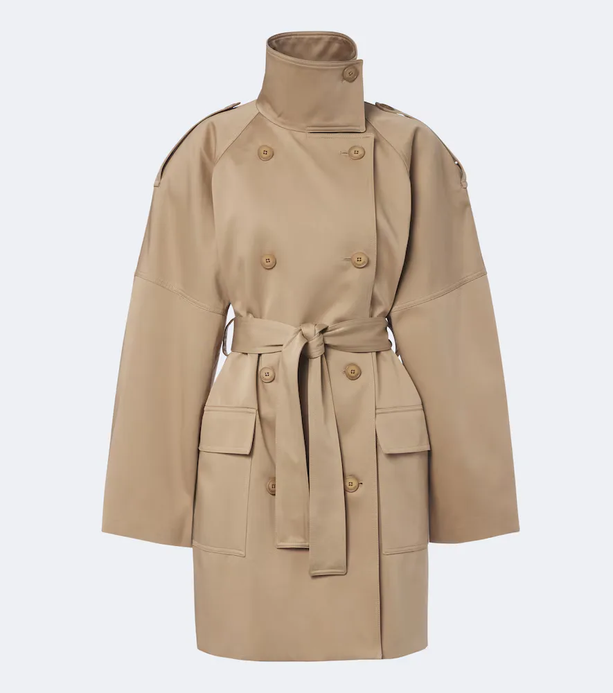 Tess Cotton Gaberdine Trench Coat by The Frankie Shop
