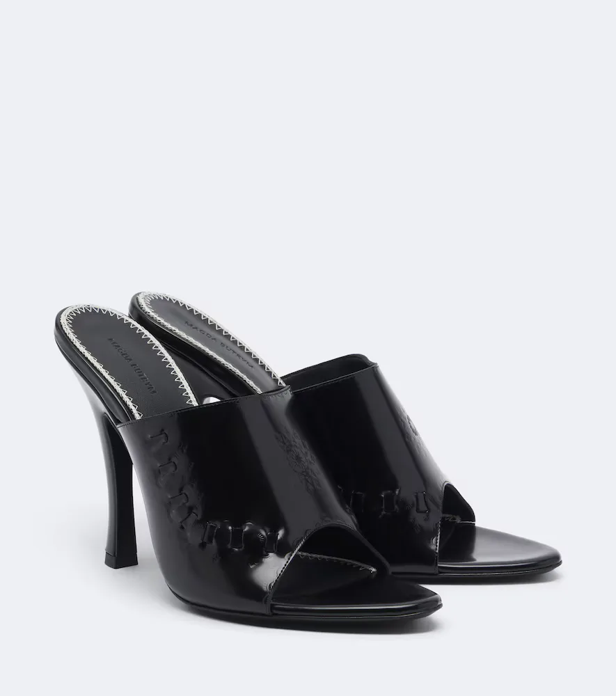 Leather Mules by Magda Butrym