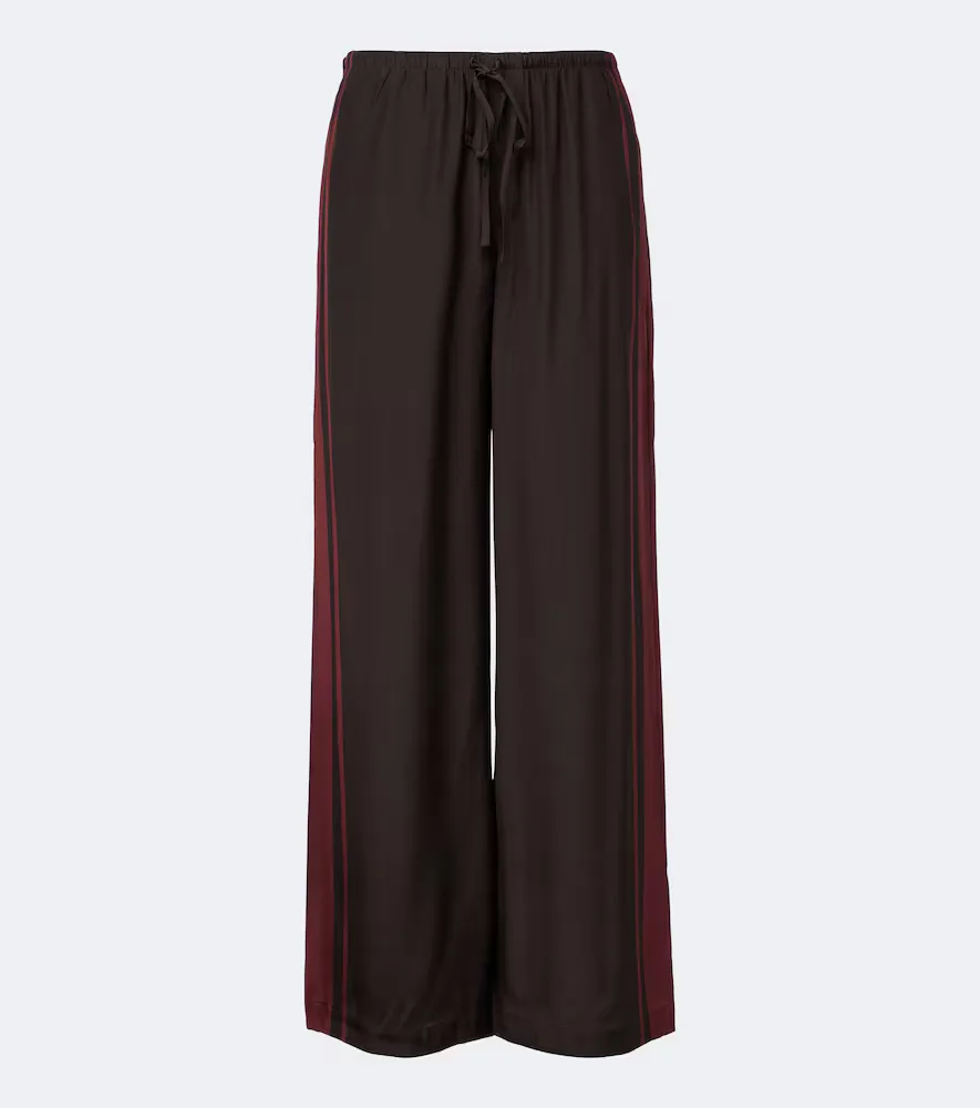Silk Wide-Leg Pants by Sir