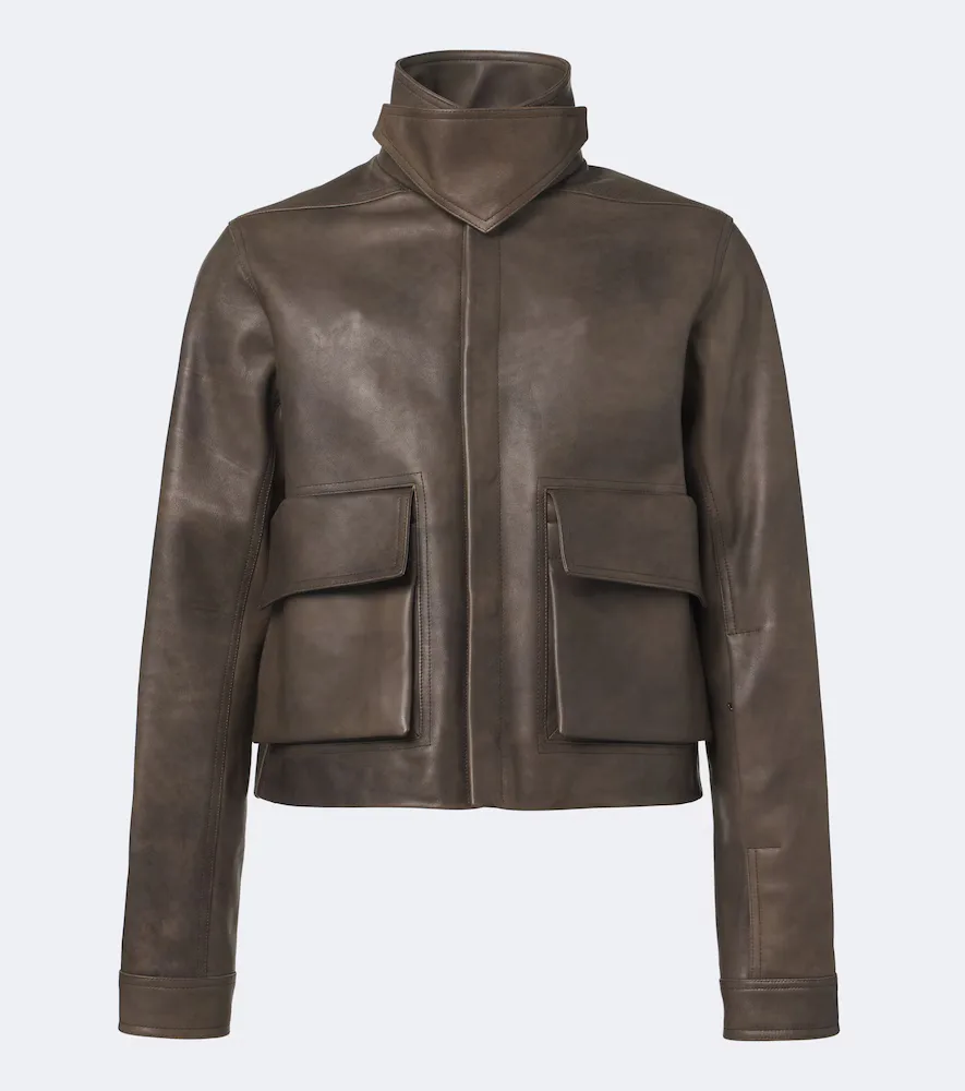 Tower Alice Leather Jacket by Rick Owens