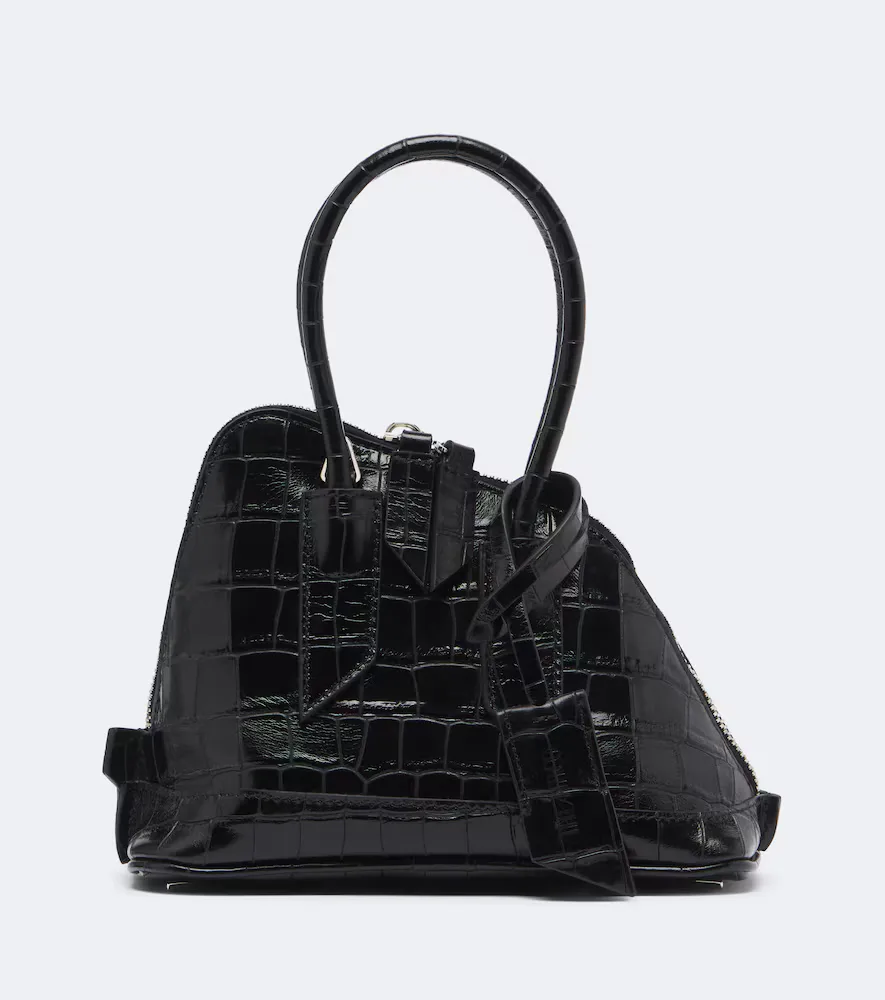 Sant Ambroeus Mini Leather Top-Handle Bag by Attico