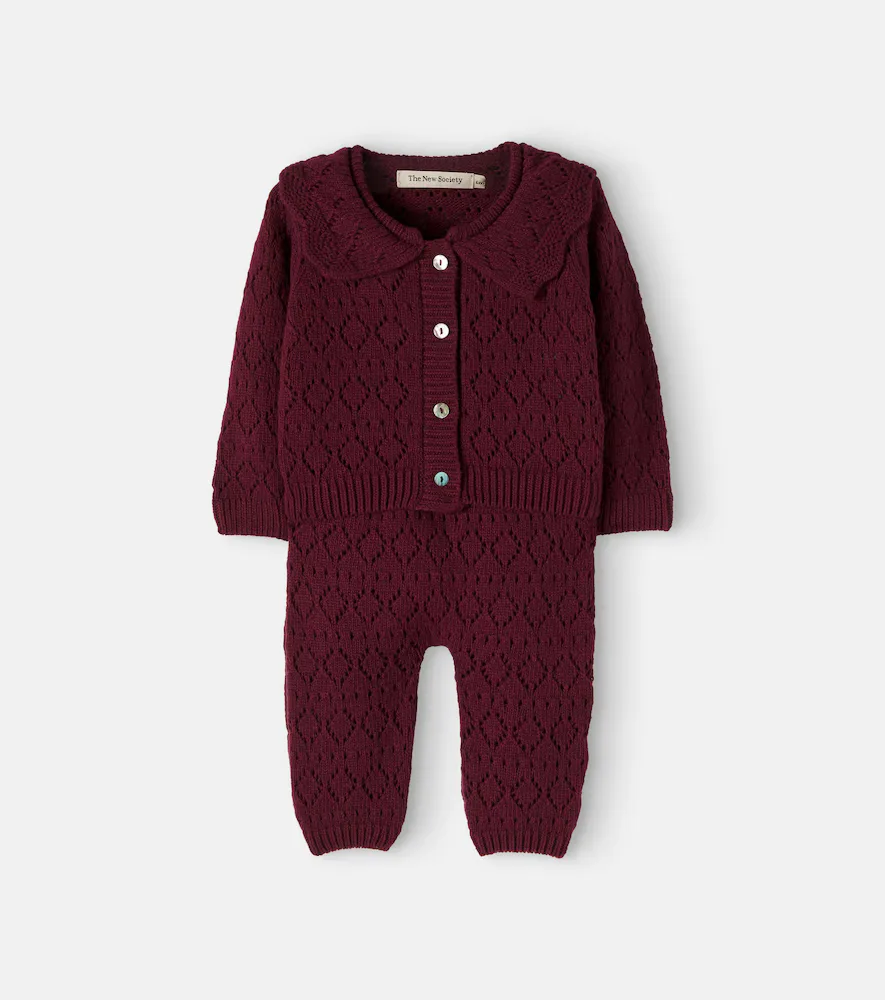 Cardigan and Overalls Set by The New Society