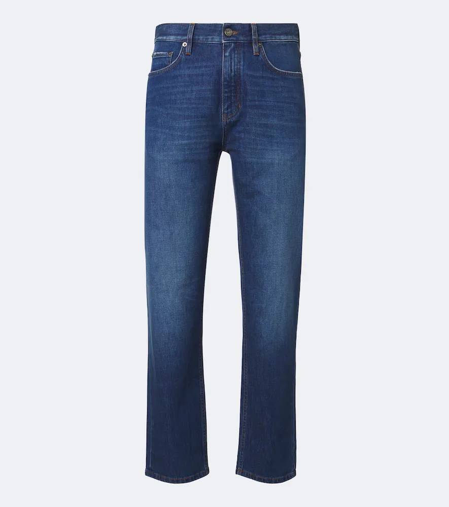 Roccia Faded Slim Jeans by Zegna