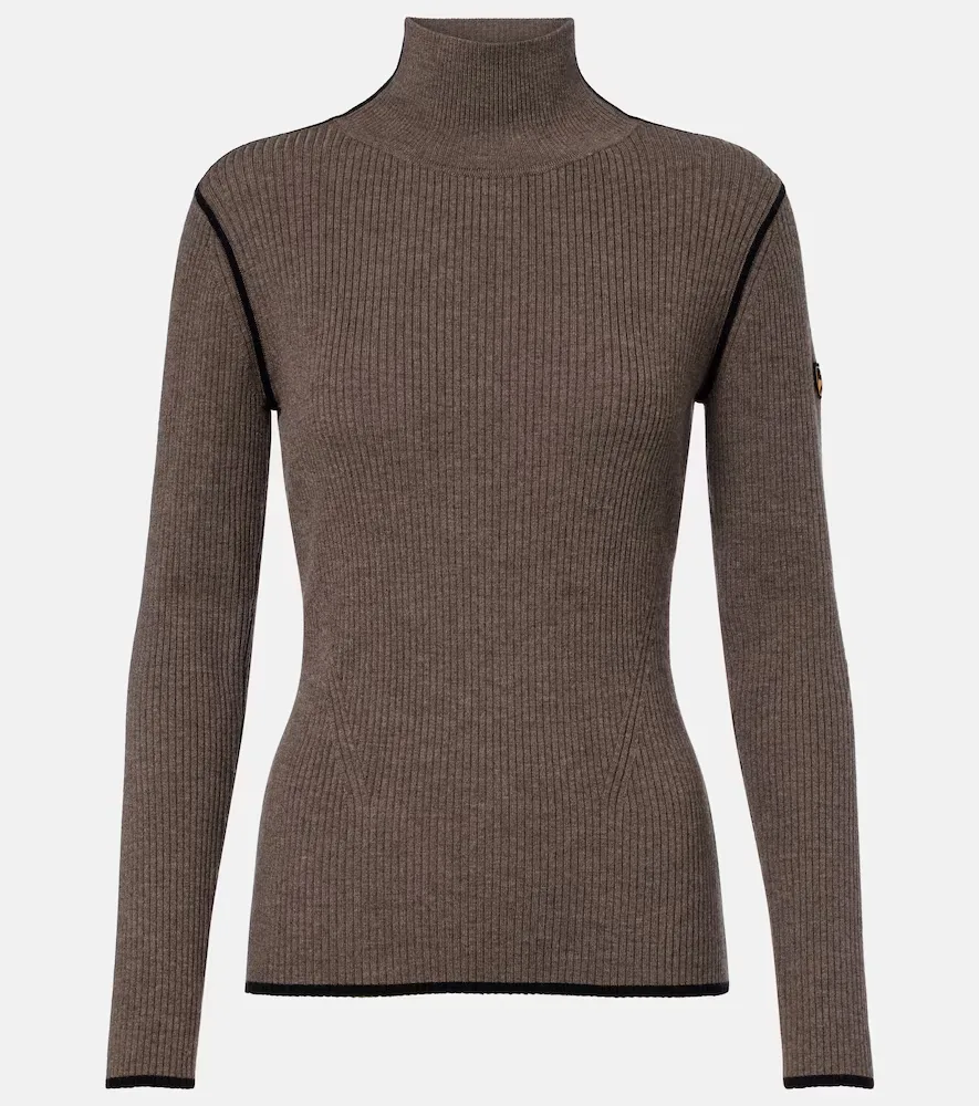 Vinny Ribbed-Knit Wool Ski Top by Toni Sailer