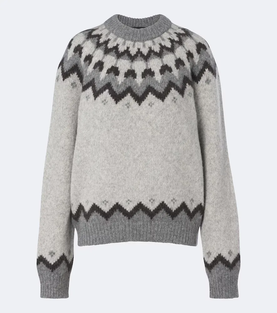 Alan Fair Isle Alpaca and Wool-Blend Sweater by Nili Lotan