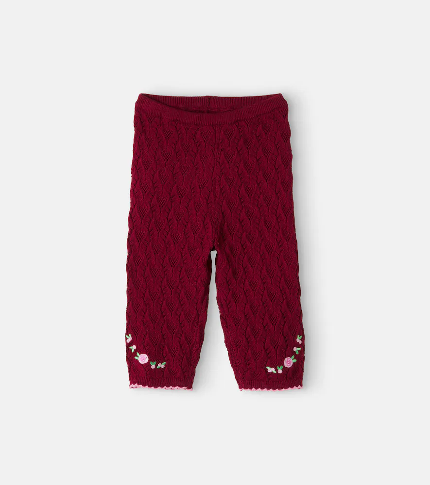 Rosier Cotton, Wool, and Cashmere Leggings by Konges Slojd