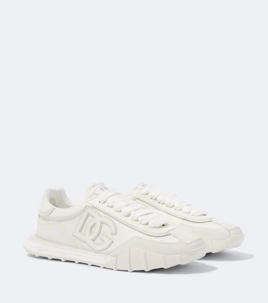 DG Leather Sneakers by Dolce&Gabbana