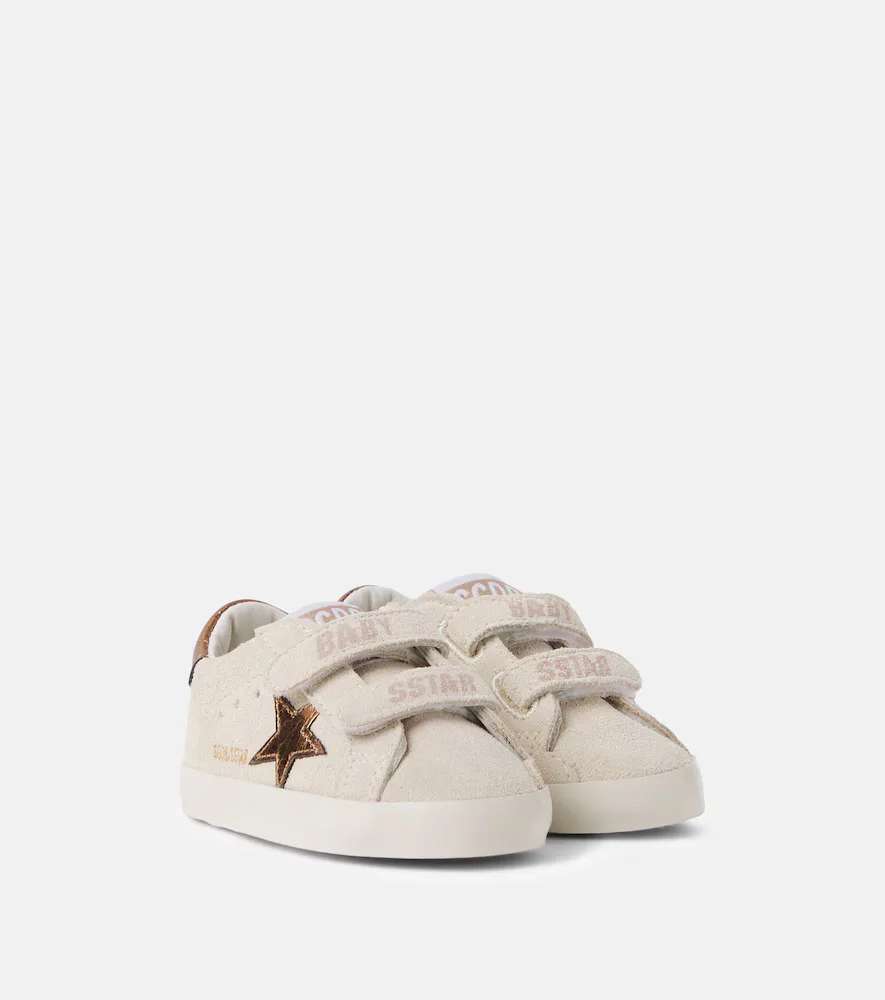 Baby School Suede Sneakers by Golden Goose
