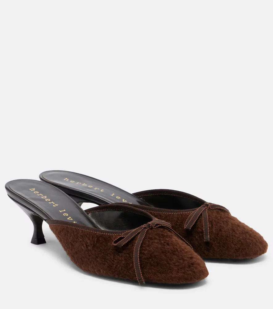 24/7 Shearling Mules by Herbert Levine