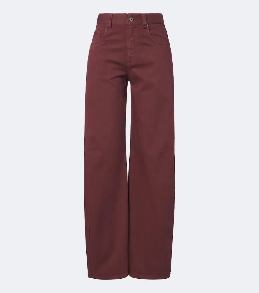 Monili Barrel-Leg Jeans by Brunello Cucinelli