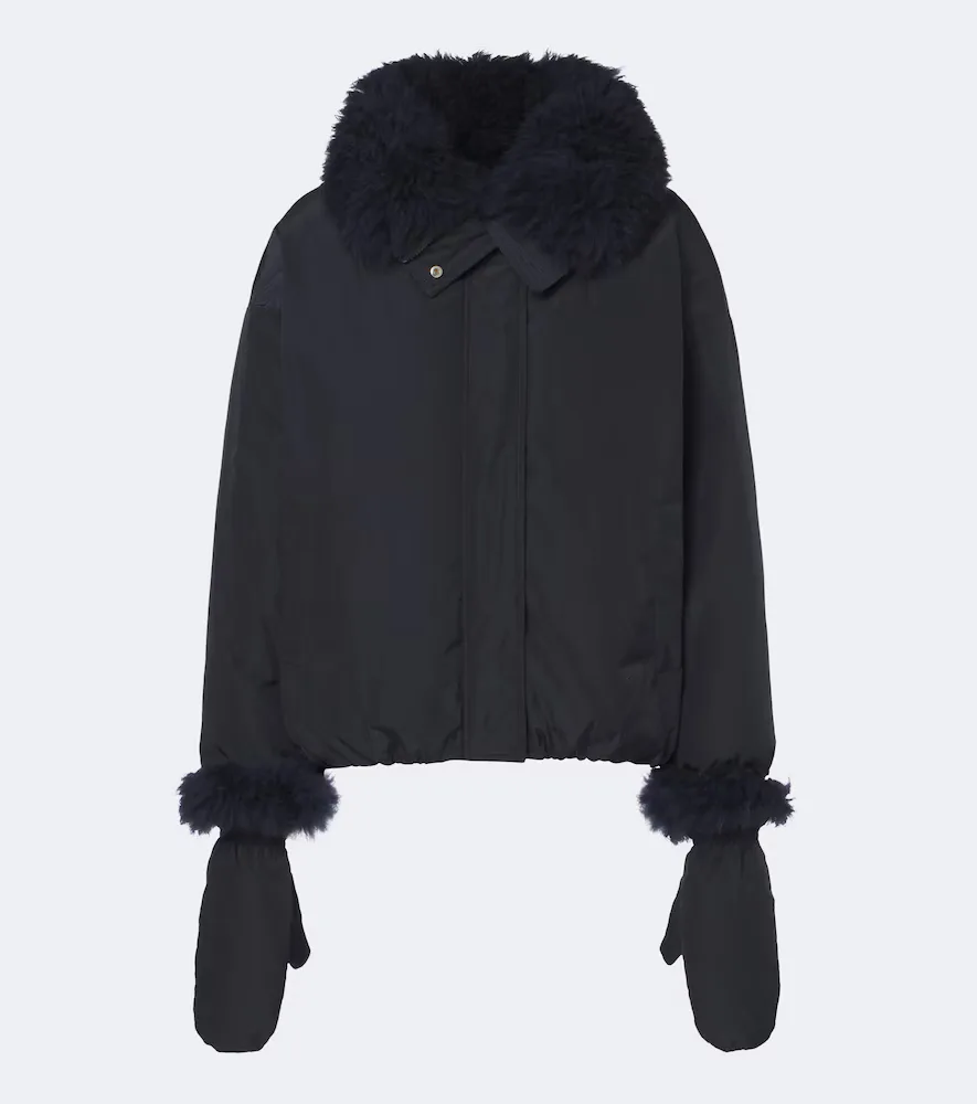 Wool-Trimmed Down Jacket by Yves Salomon