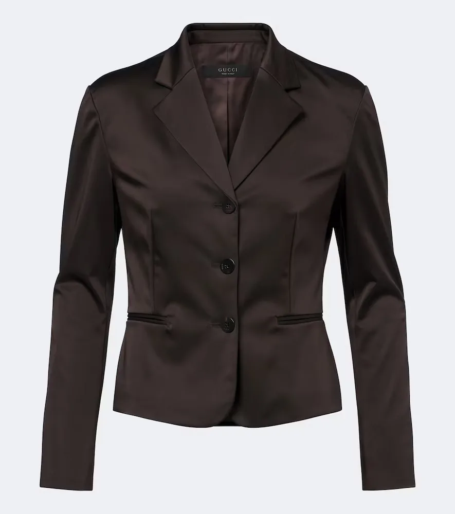 Satin Jacket by Gucci