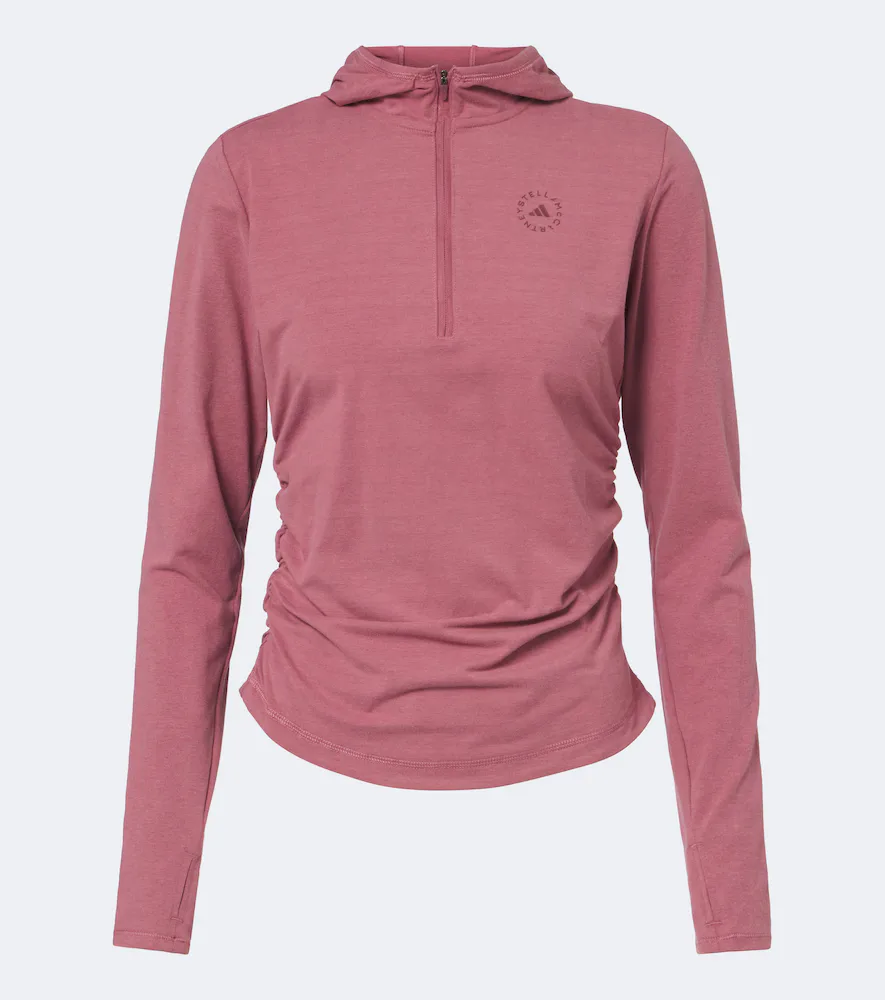 Adidas by Stella McCartney Logo Jersey Hoodie by adidas