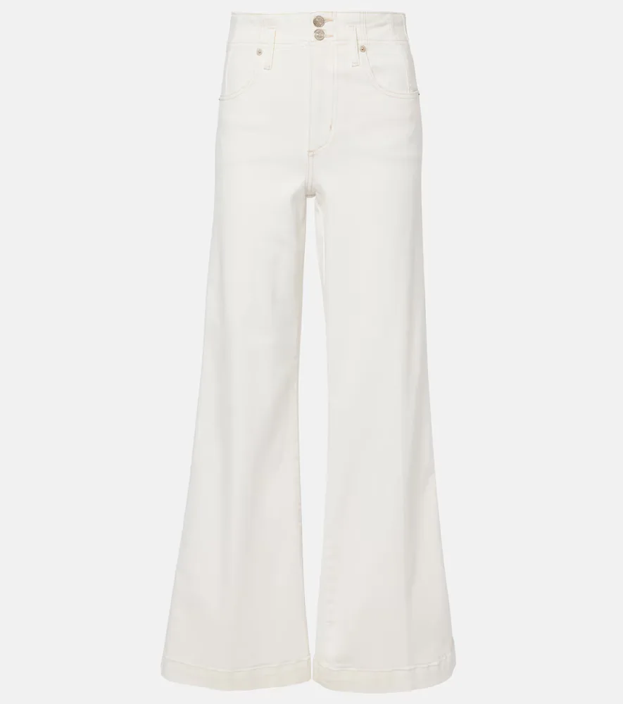 The Seamed Wide High-Rise Pants by FRAME