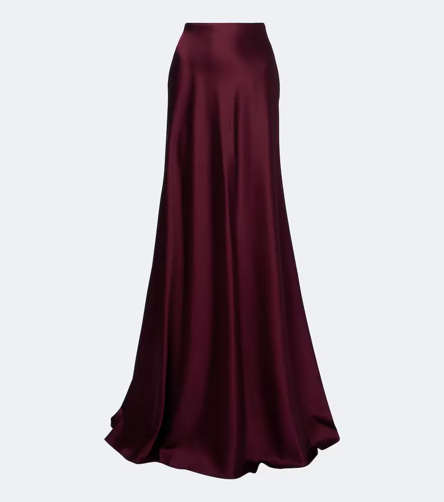 Collection Masina Satin Maxi Skirt by Ralph Lauren