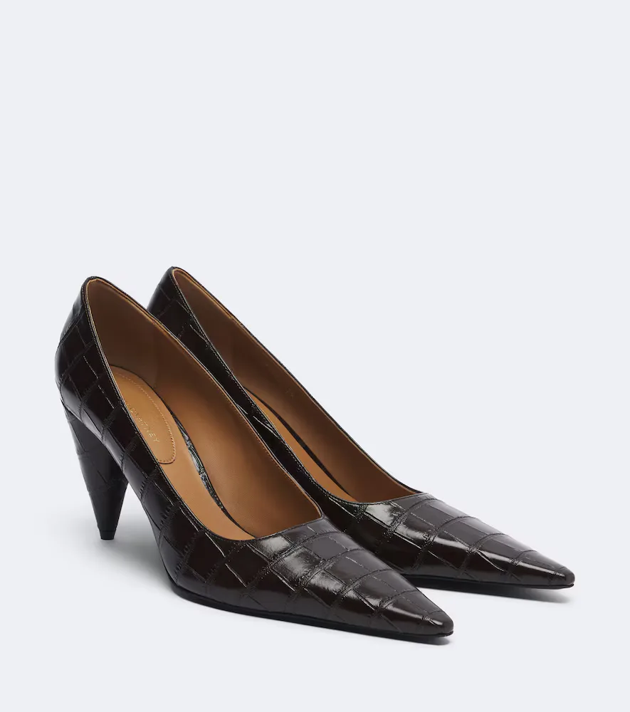 Croc-Effect Pumps by Stella McCartney