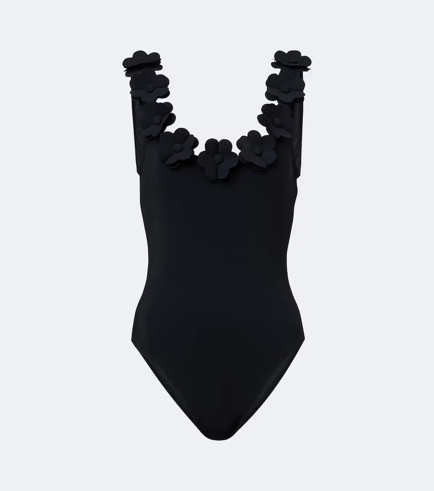 Juliet Floral-Appliqué Swimsuit