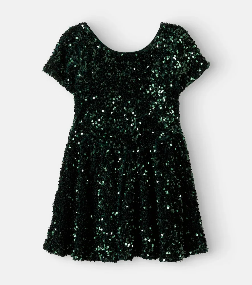 Tamira Sequined Velvet Dress by Konges Slojd