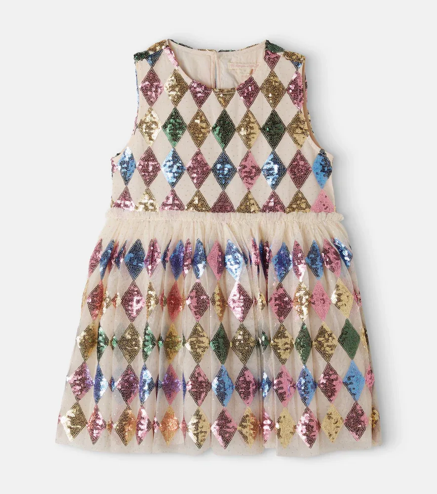 Yvonne Sequined Tulle Dress by Konges Slojd