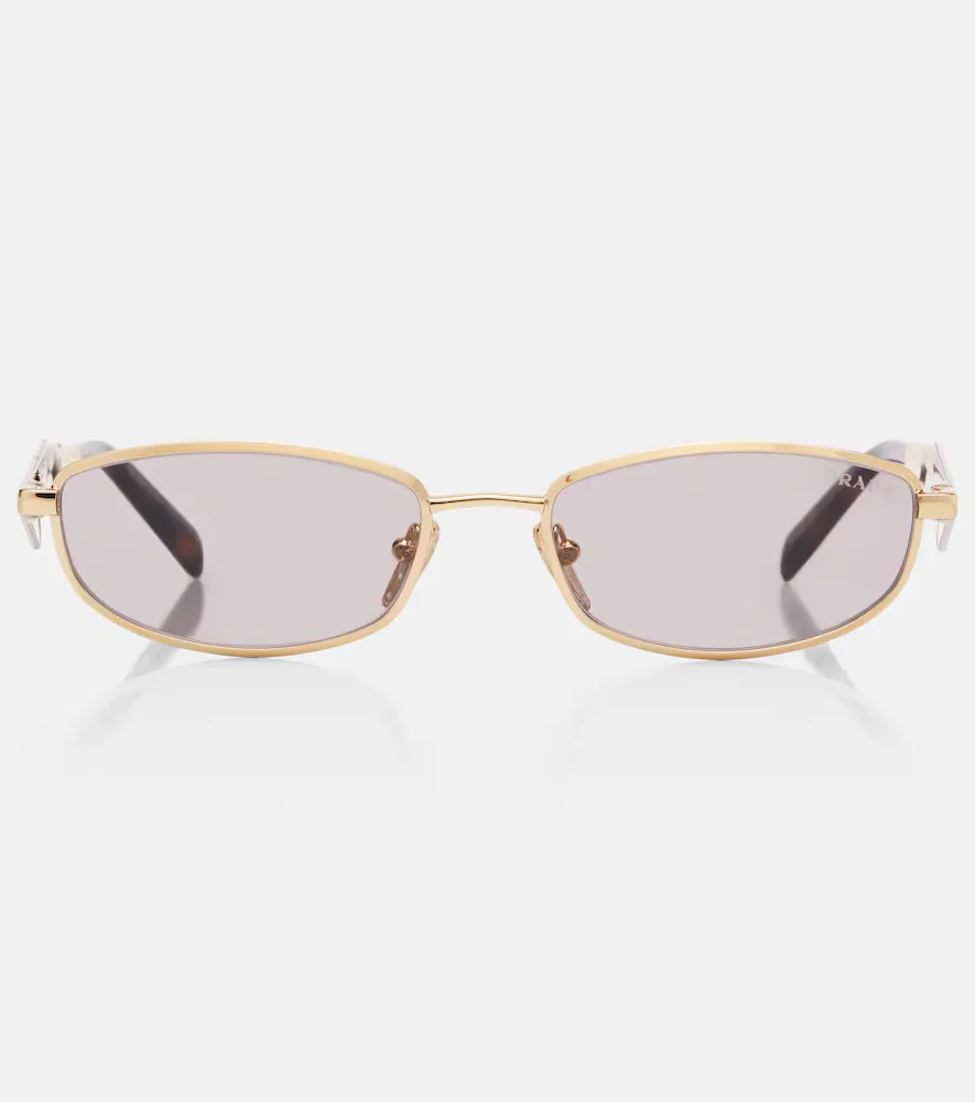 Prada Cartiglio Oval Sunglasses by Prada