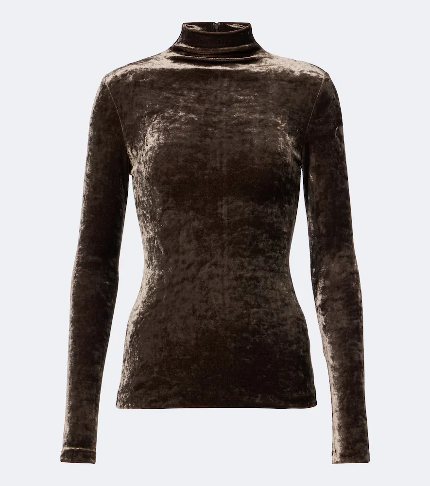 Collection Ilene Velour Top by Ralph Lauren