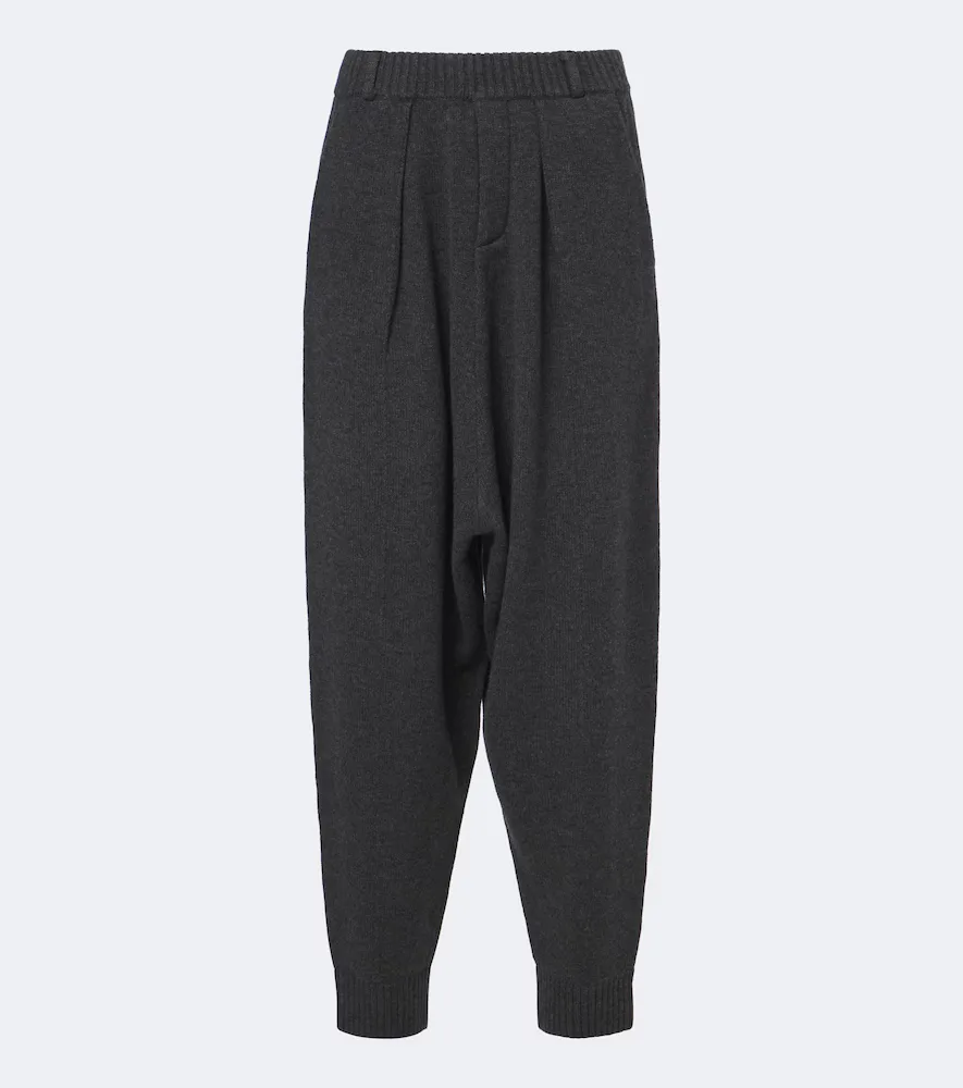 Wool and Cashmere Tapered Pants by Coperni