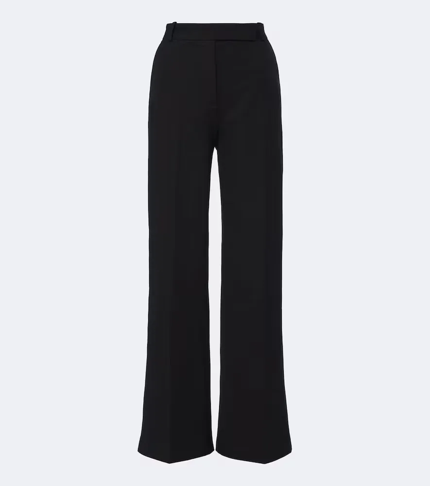 Yukio Gabardine Wide-Leg Pants by Joseph