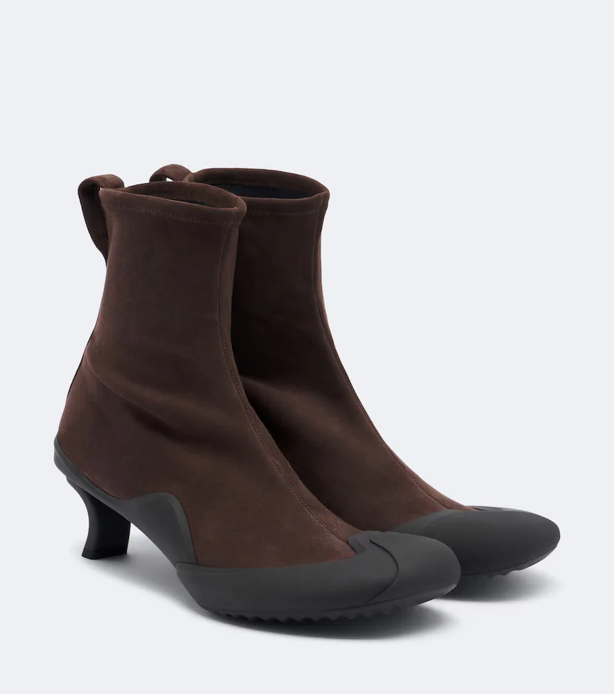 Dive Suede Ankle Boots by LOEWE