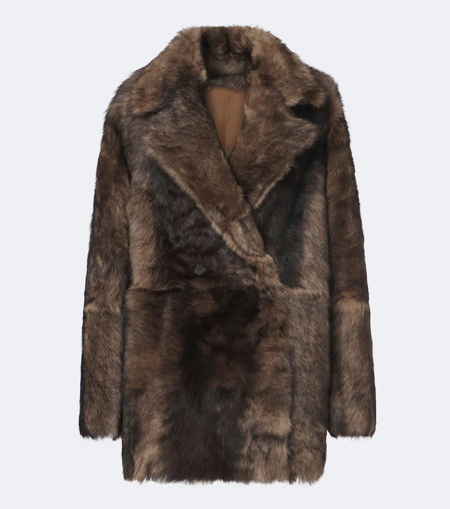 Altina Reversible Shearling Peacoat by Arma