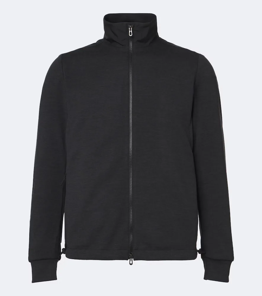 Explorer Wool-Blend Jersey Ski Sweatshirt