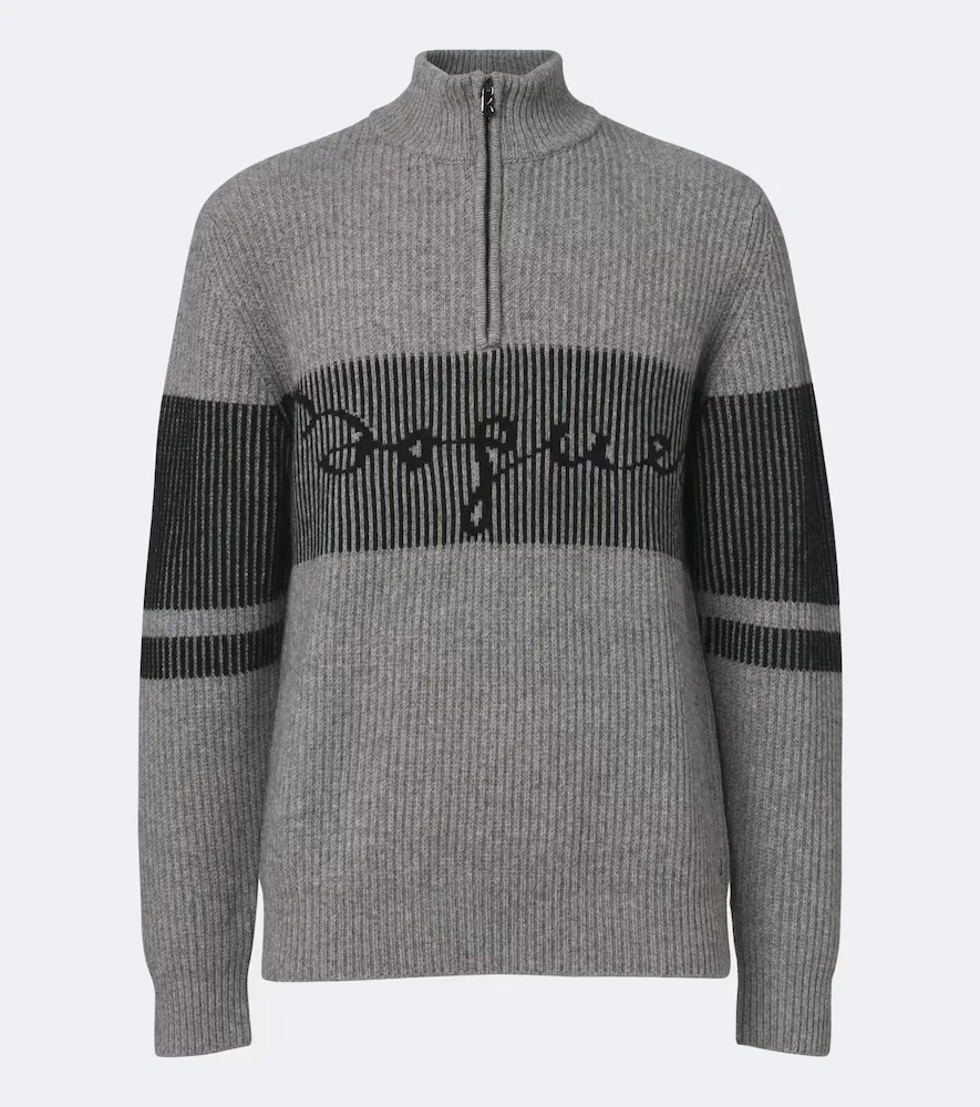 Loris Logo Yak Half-Zip Sweater by Bogner