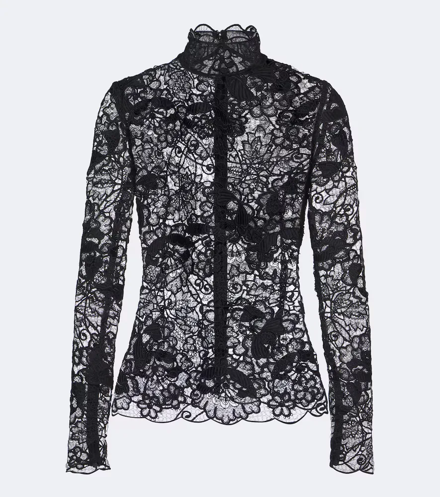 Lace Top by Elie Saab