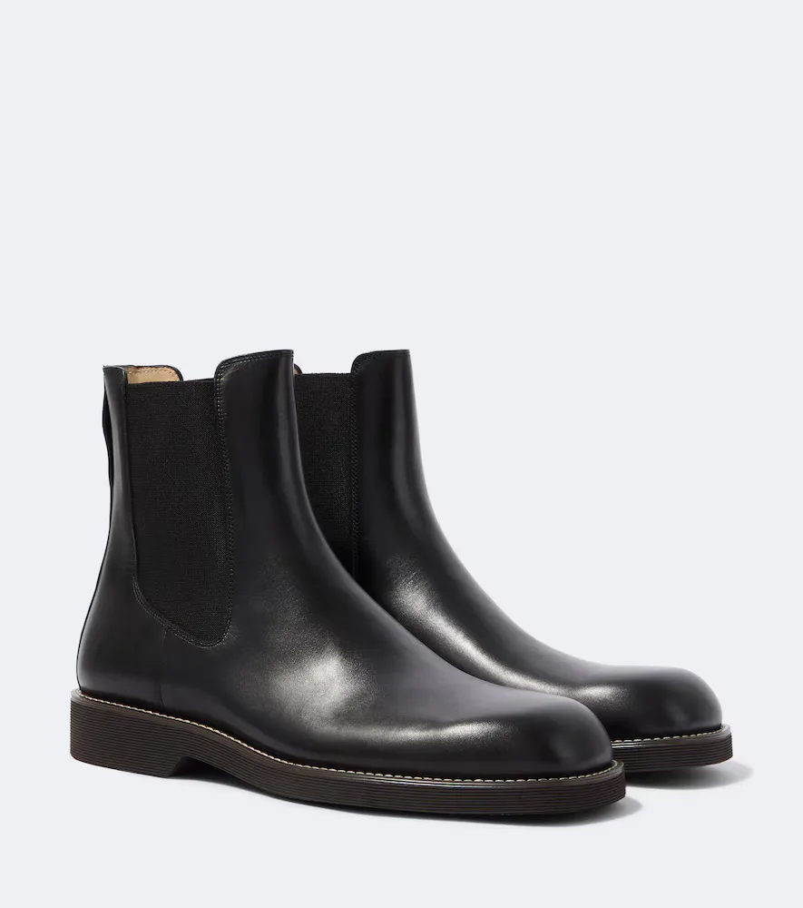 Leather Chelsea Boots by Lemaire