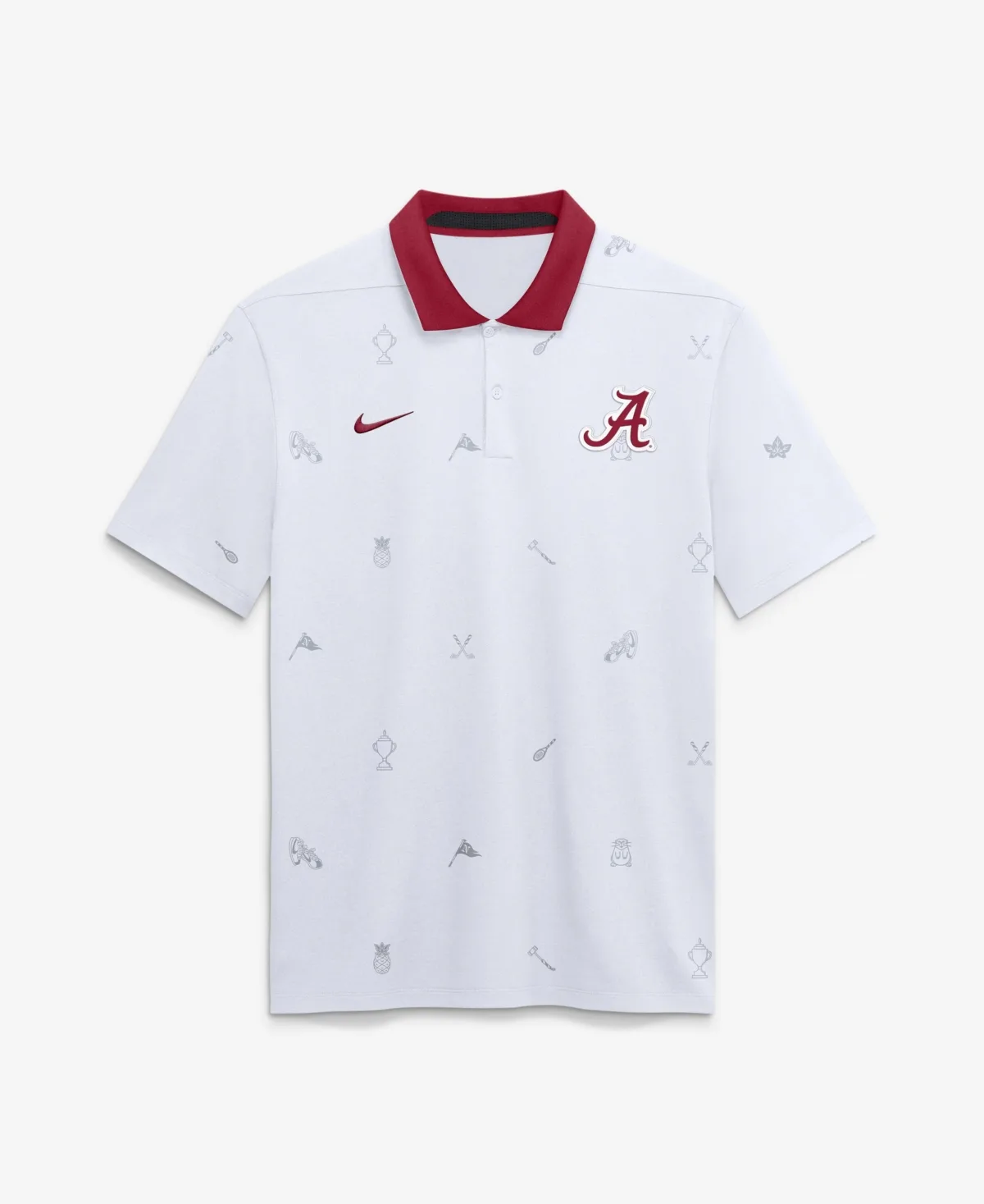 Alabama Crimson Tide Vapor Pattern Dri-Fit Polo by Nike