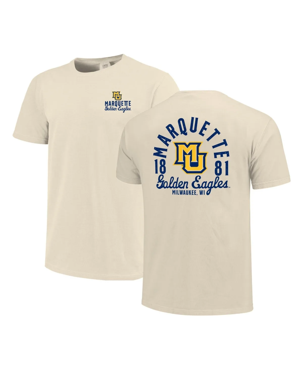 Marquette Golden Eagles Comfort Colors Mascot Overlay T-Shirt by Image One