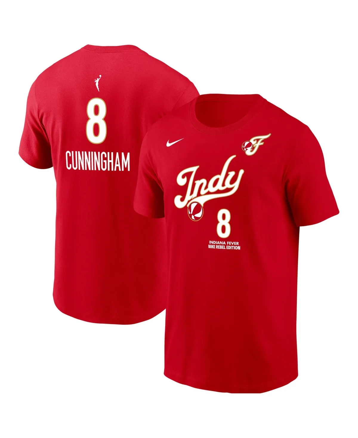 Sophie Cunningham Indiana Fever Name & Number Rebel Edition T-Shirt by Nike