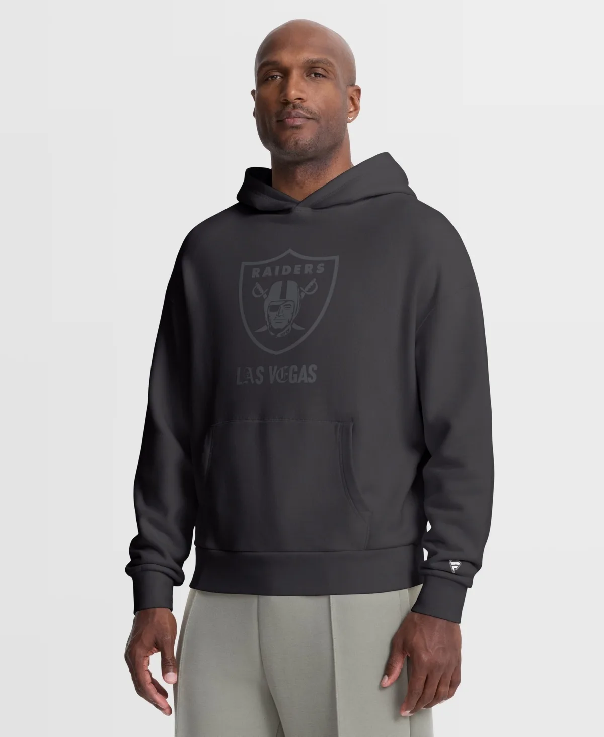 Las Vegas Raiders Type Play Location Oversized French Terry Hoodie by Fanatics
