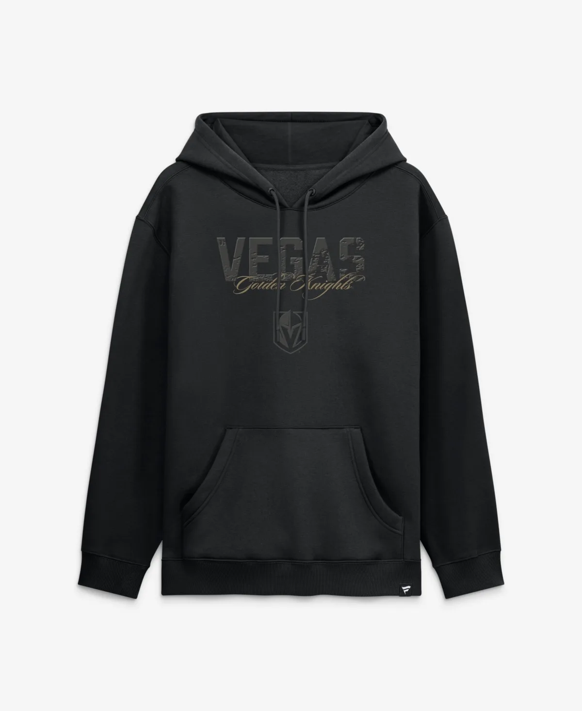 Vegas Golden Knights Black Out Midweight Fleece Classic Fit Hoodie by Fanatics