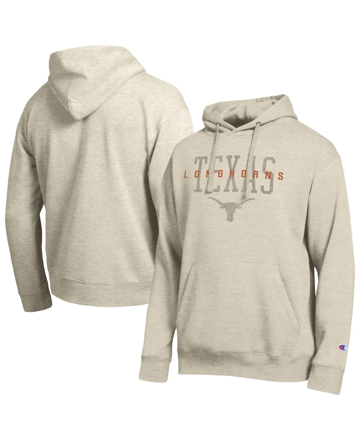 Texas Longhorns All-Star Neutral Stack Graphic Fleece Relaxed Fit Hoodie by Champion