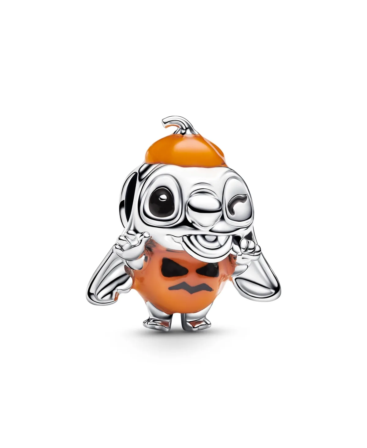 Sterling Silver Stitch Pumpkin Charm by Pandora