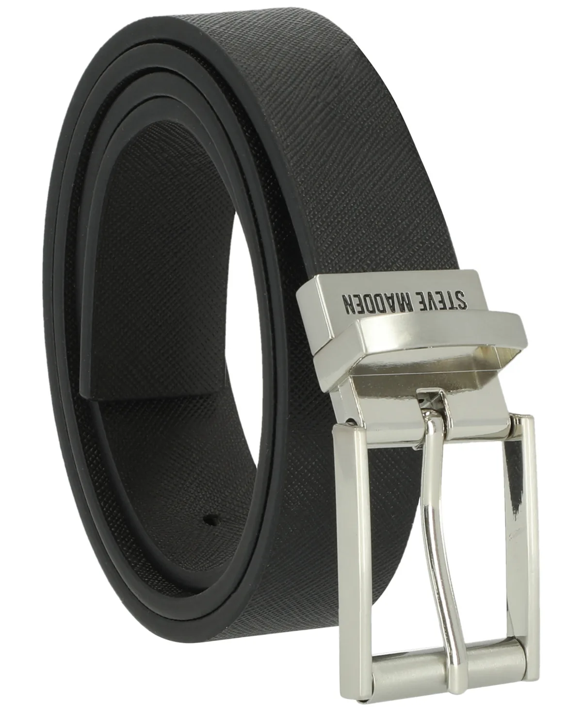 Reversible Roller Buckle Belt by Steve Madden
