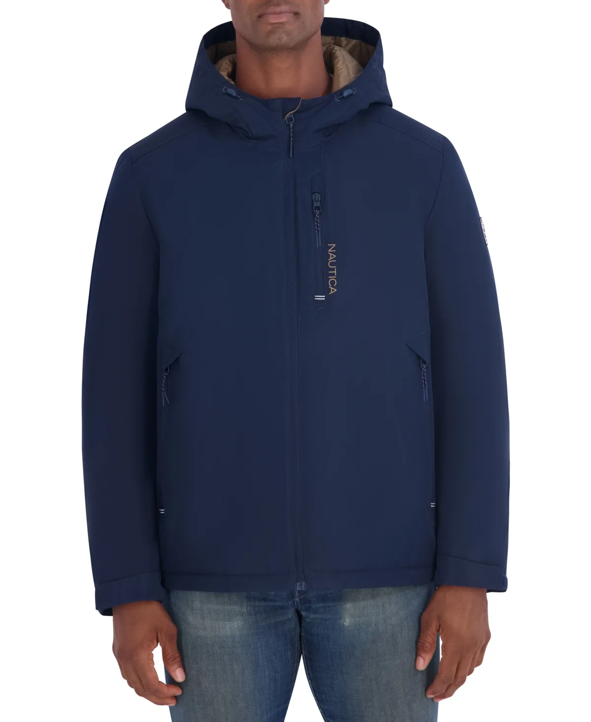 Heritage Hooded Regular-Fit Rain Jacket by Nautica