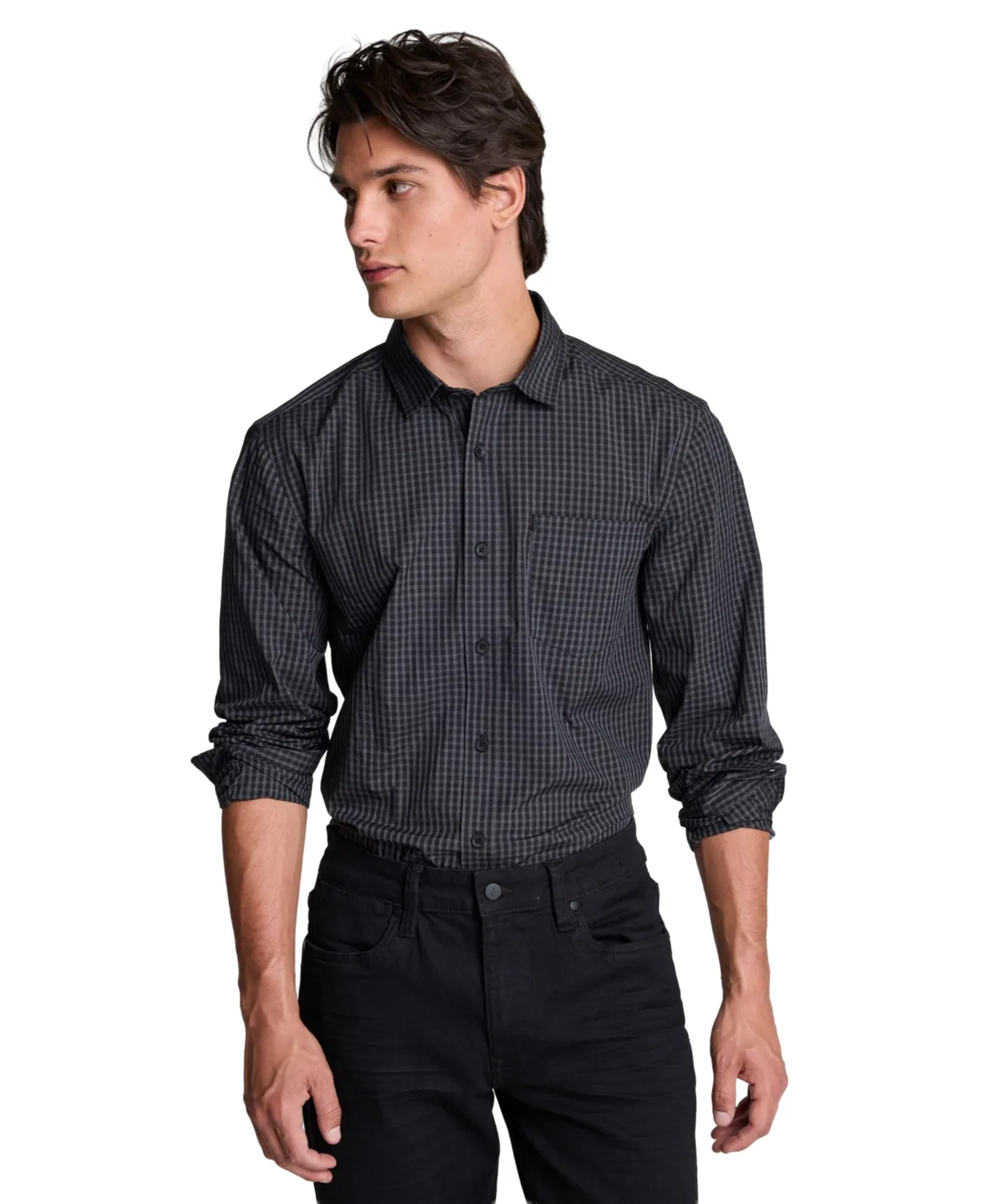 Check Classic-Fit Shirt by Kenneth Cole