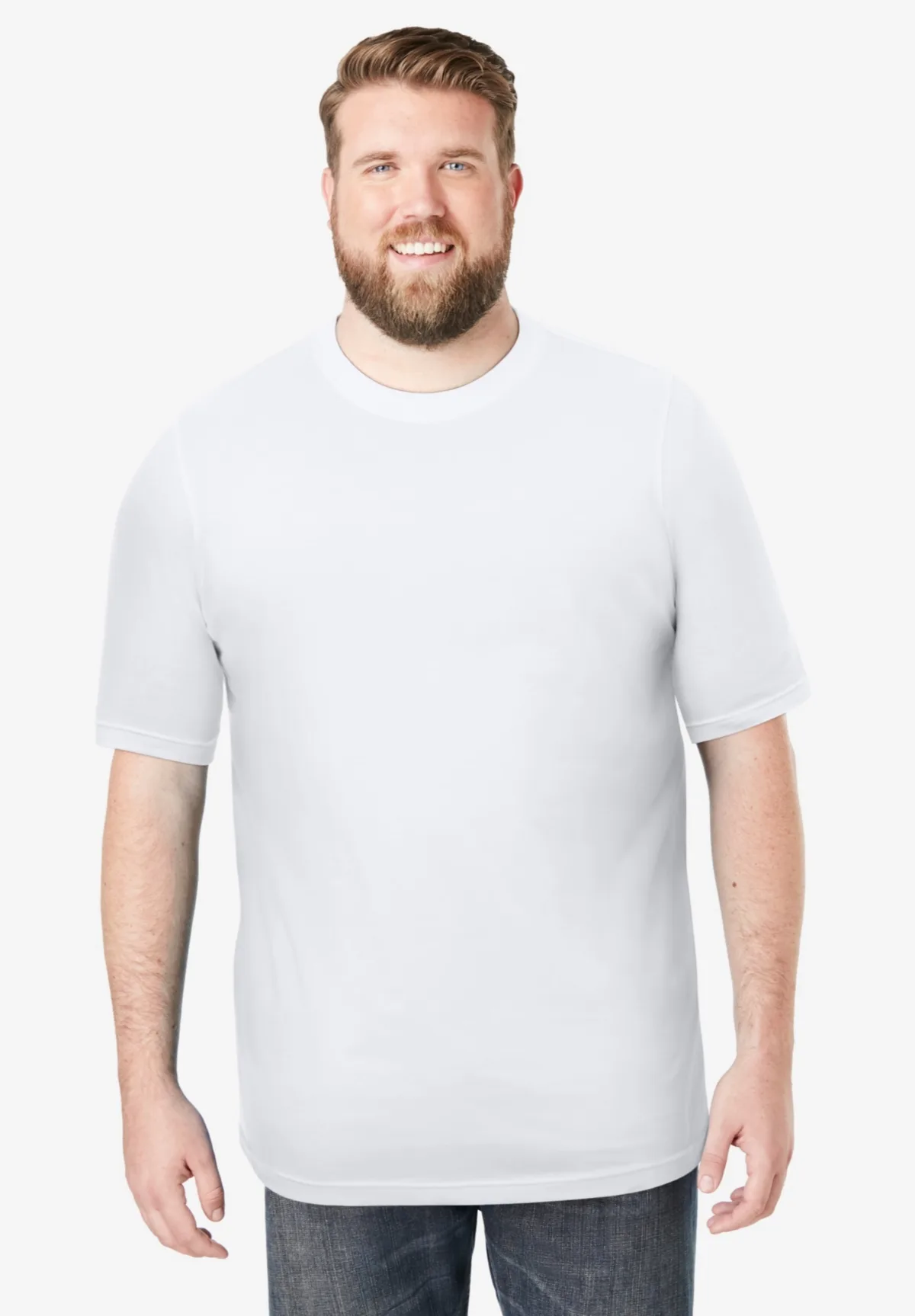 Boulder Creek by KingSize Heavyweight Jersey Crewneck T-Shirt by Boulder Creek