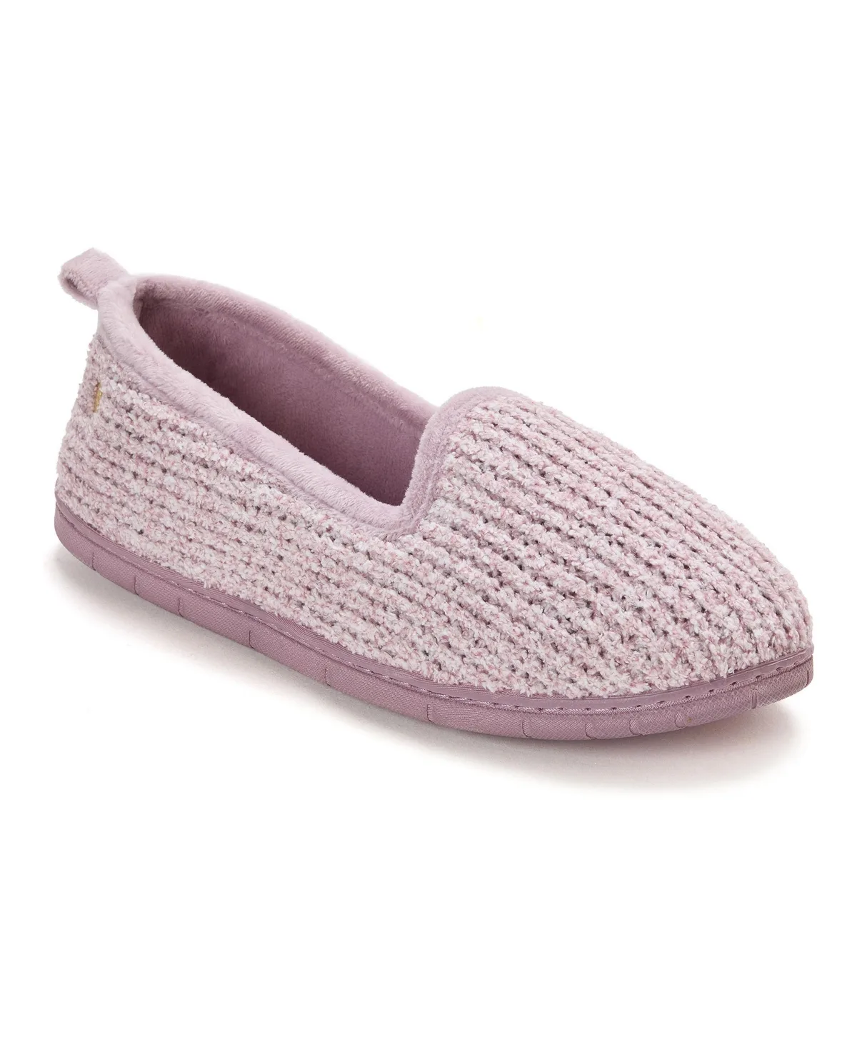 Rachel Marled Chenille Closed Back Slippers by Dearfoams