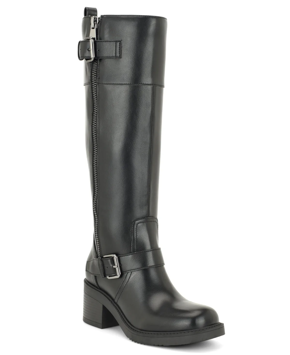 Sabbon Round Toe Moto Tall Boots