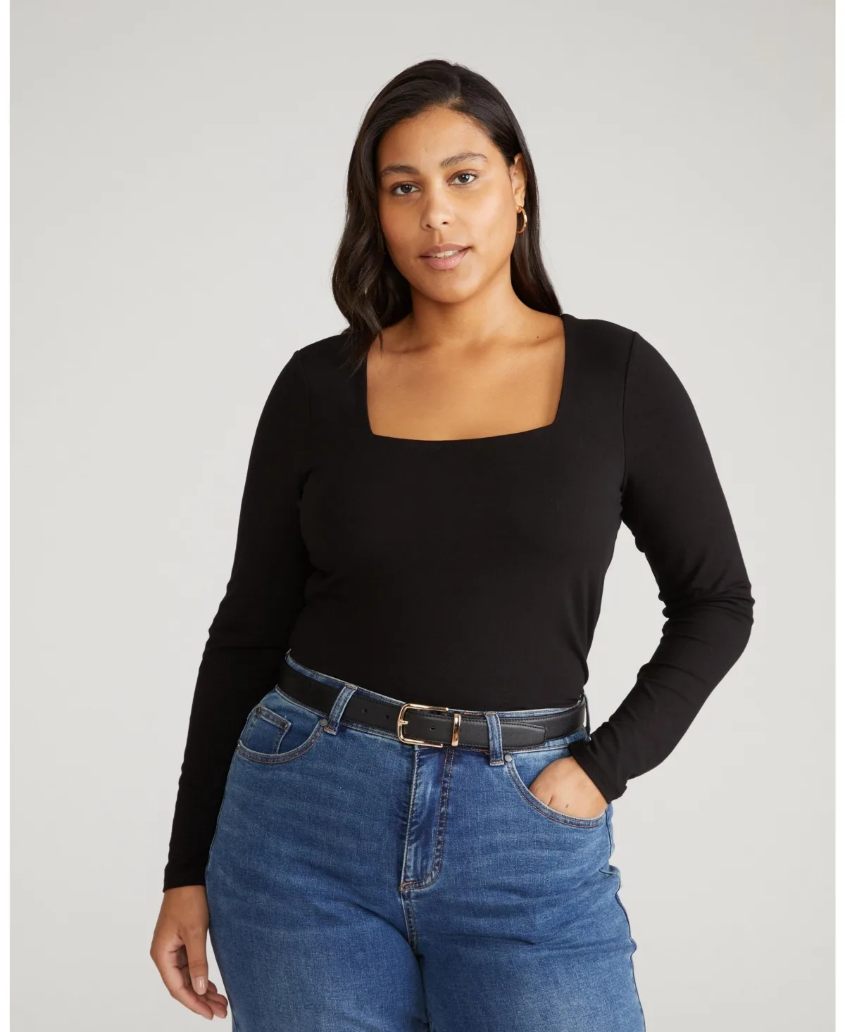 Agatha Liquid Jersey Top by Universal Standard