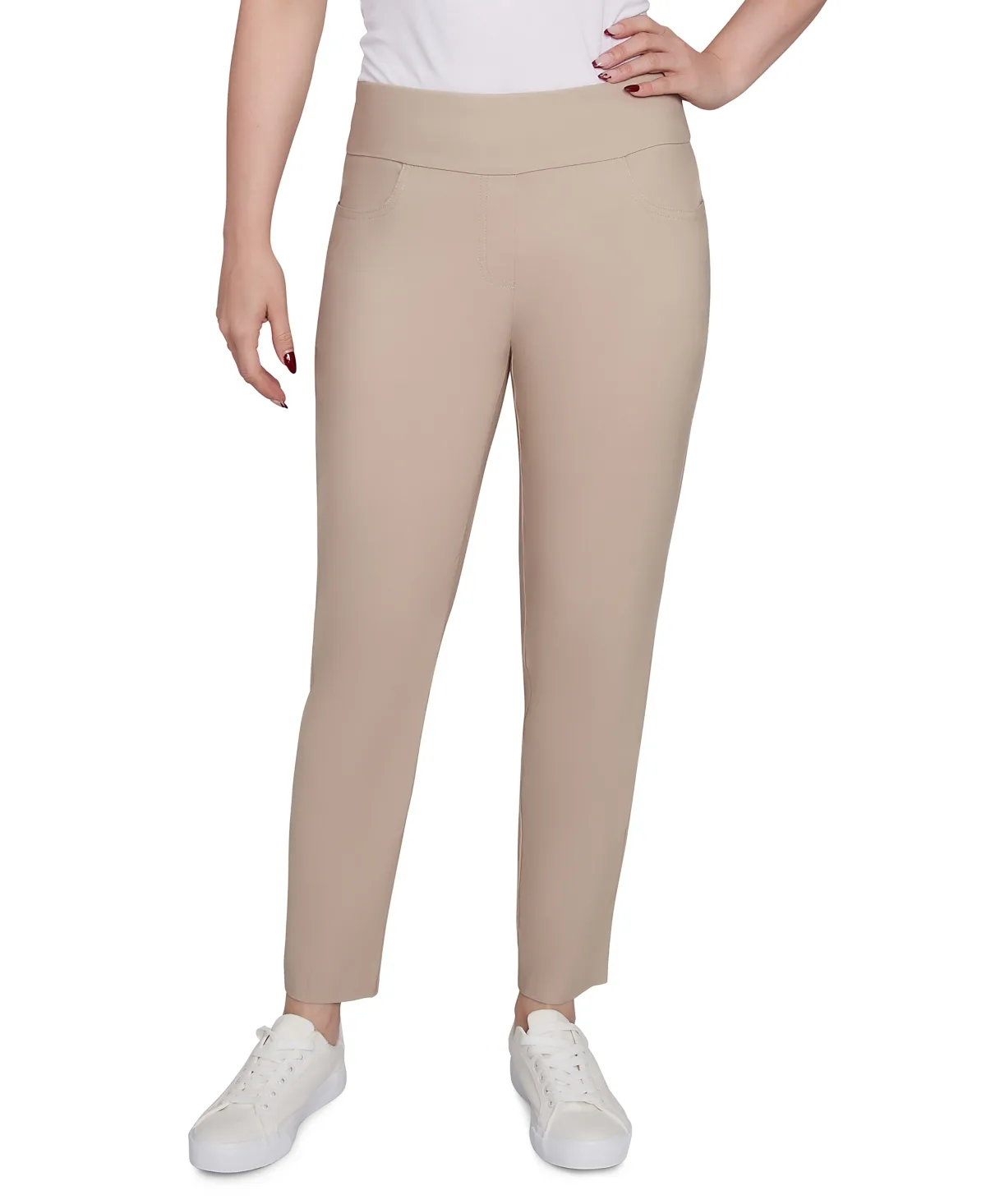 Comfort Silky Tech Pull-On Ankle Pants by Ruby Rd
