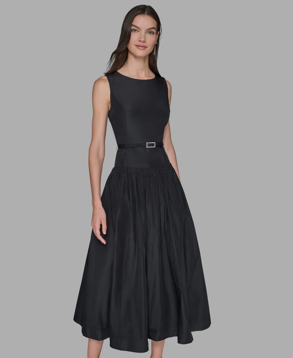 Taffeta Drop-Waist Ball Gown by Karl Lagerfeld